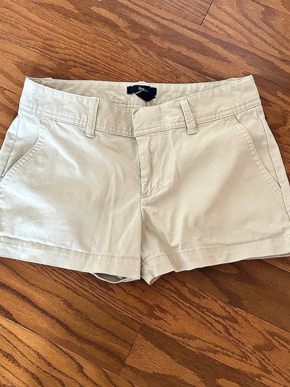 Gap Beige Khaki Chino Shorts Cotton Size 0P